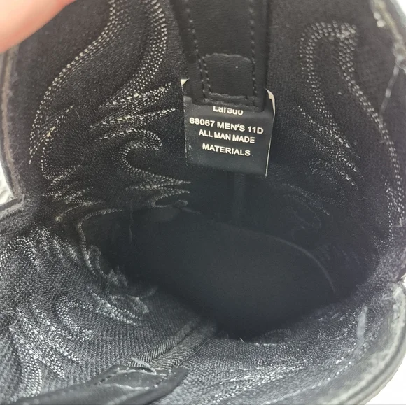 Laredo Monty Faux Leather Western Boots 11D - Picture 13 of 16